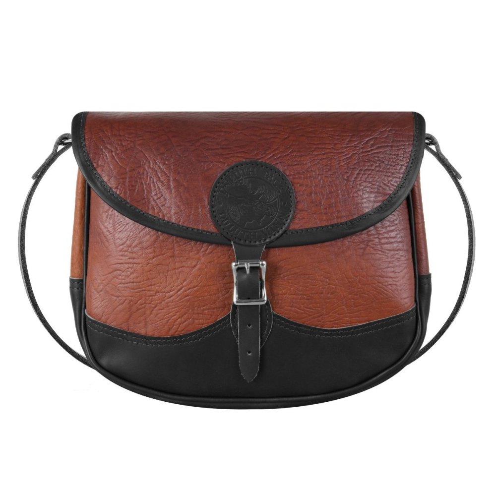 

3 Liter Capacity Black Trim Leather Conceal & Carry Shell Purse