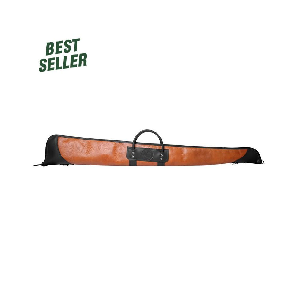 

55 In. L Black Trim Bison Leather Shotgun Case