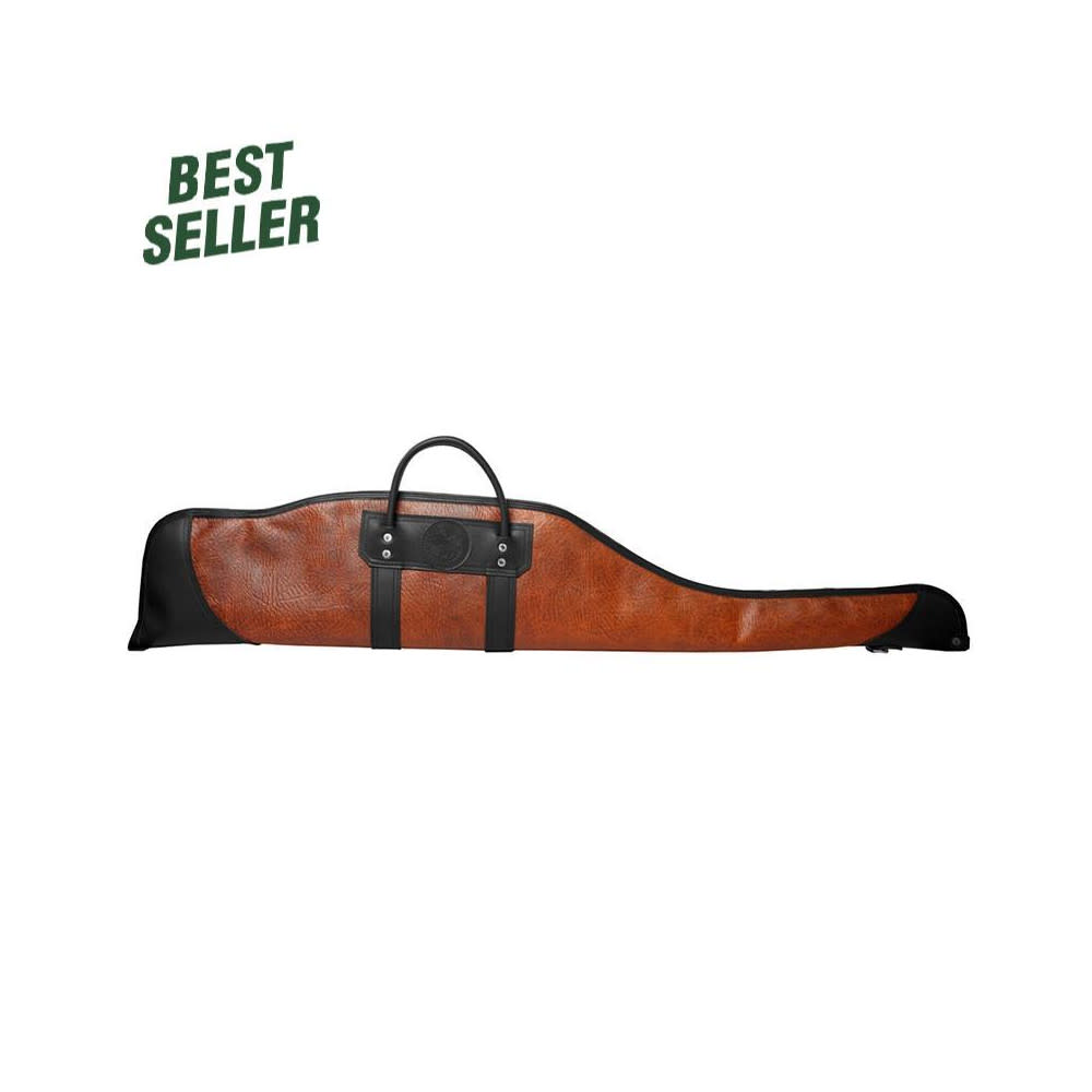 

52 In. L Black Trim Bison Leather Rifle Case