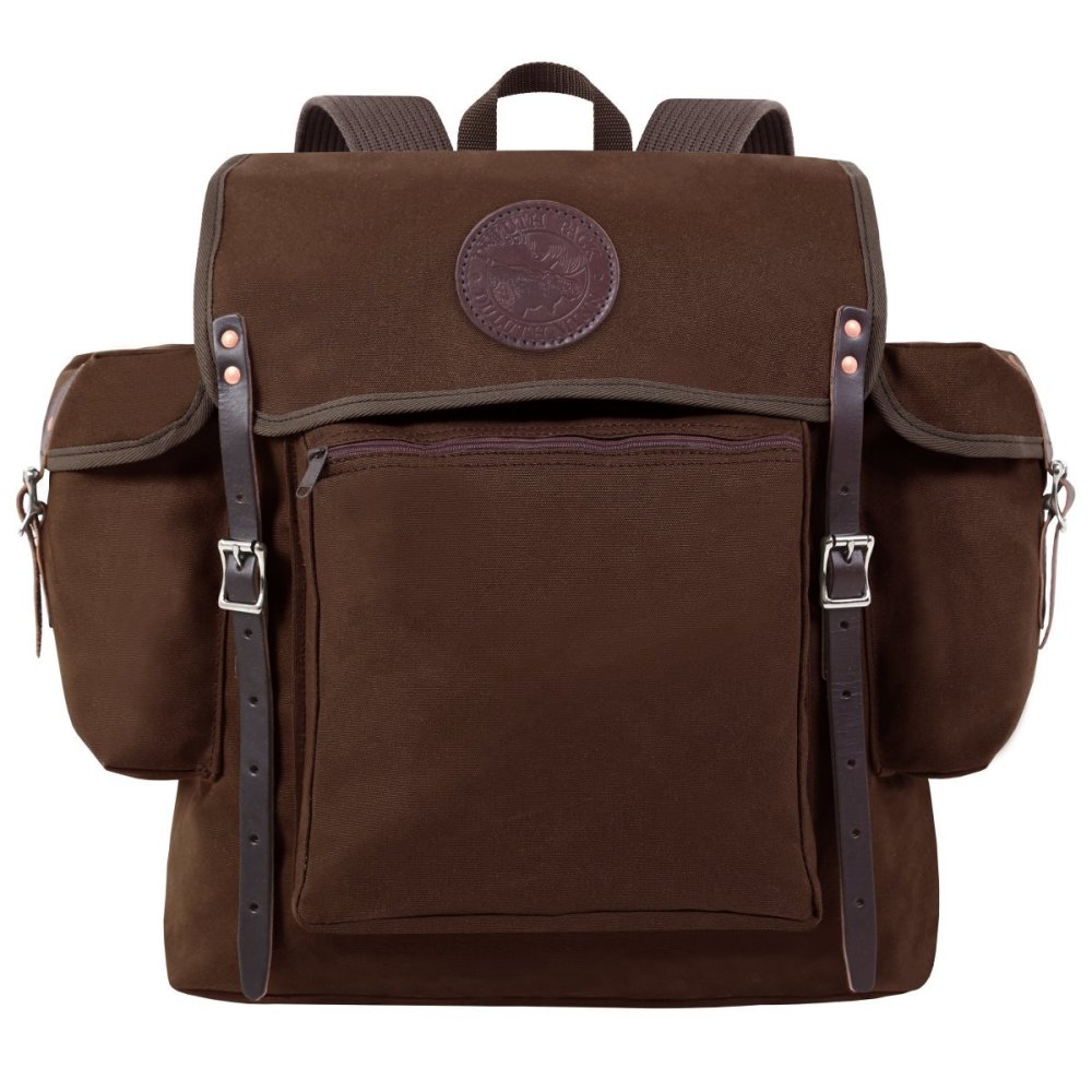 

32 Liter Capacity Brown Canvas Rambler Backpack
