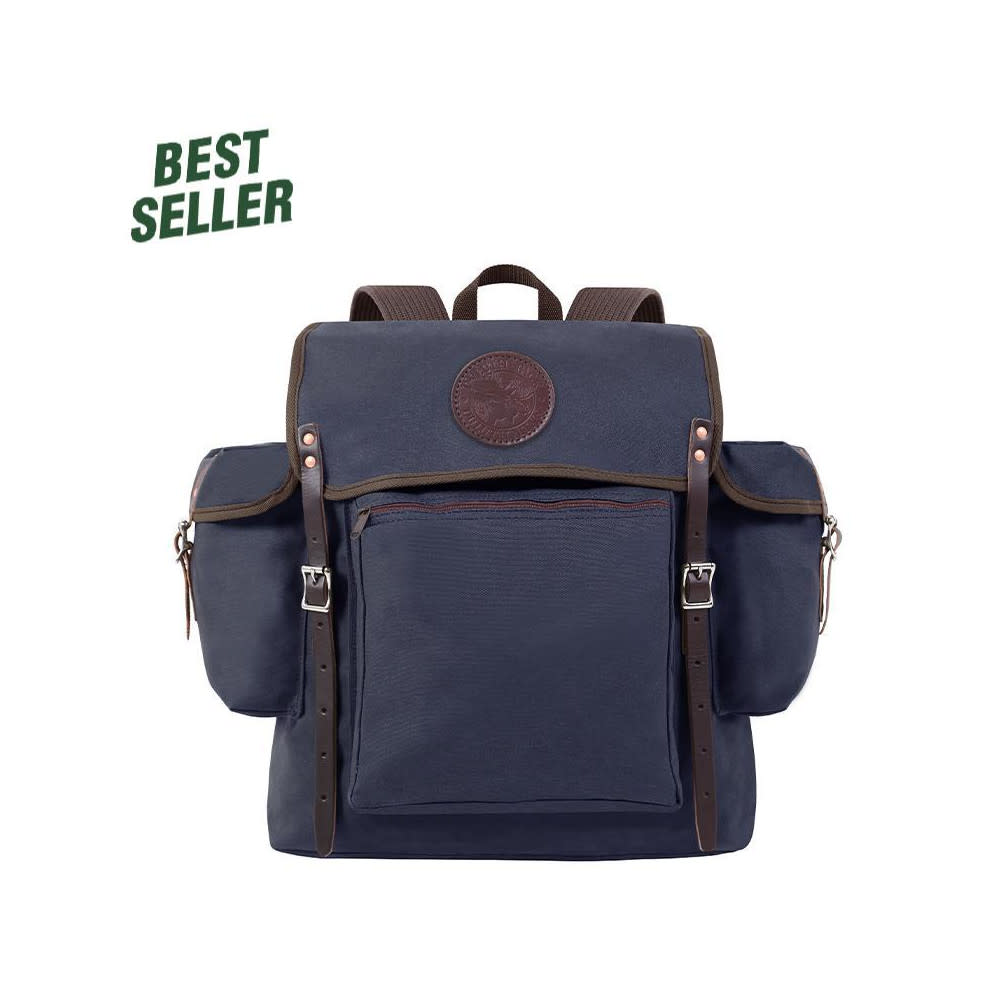 

32 Liter Capacity Navy Canvas Rambler Backpack