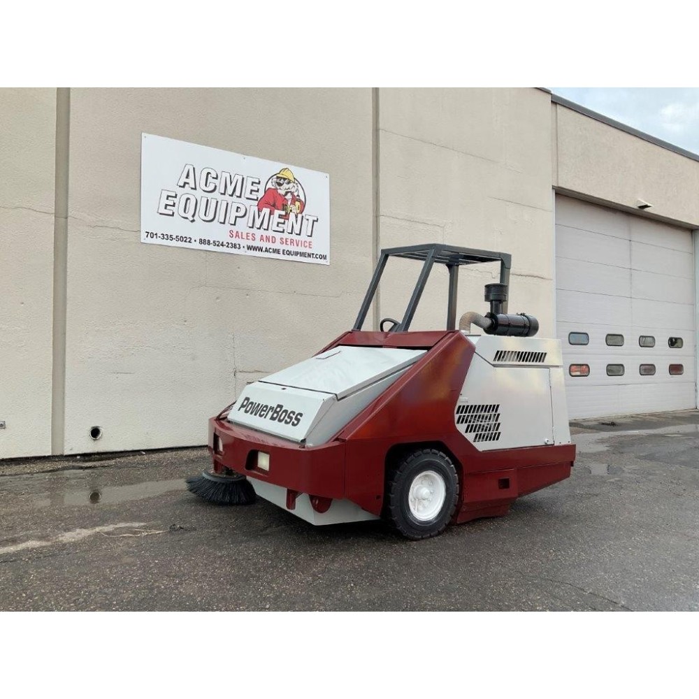 PowerBoss SW9XR Armadillo Floor Sweeper Ride On Gas 2005 Used