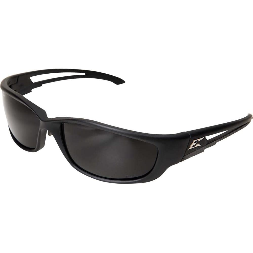 

Edge Kazbek XL Safety Glasses Black Frame Polarized Smoke Lens