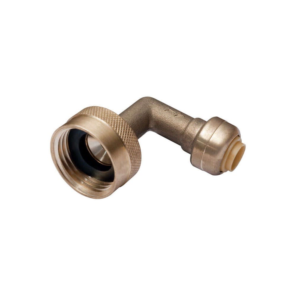 

SharkBite 1/4" Push T x 3/4" D FPT Push Dishwasher Elbow