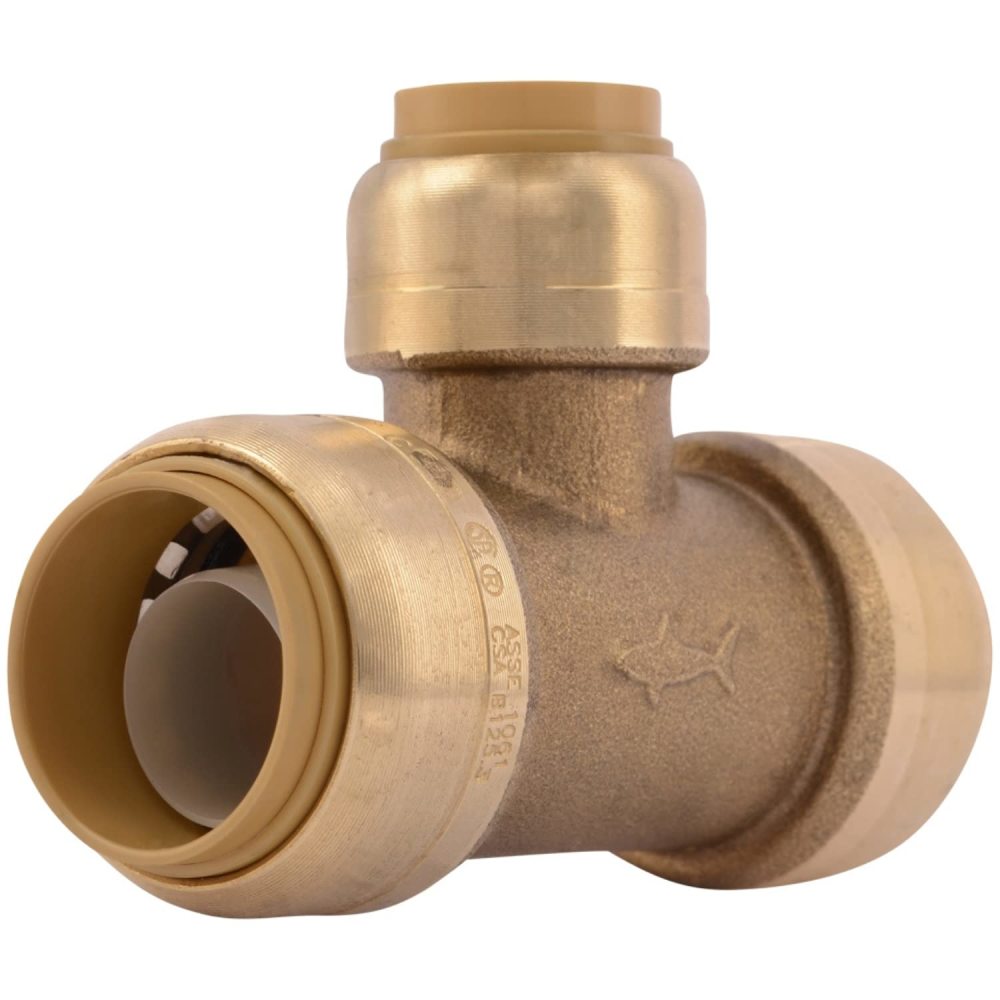 

SharkBite 3/4 x 3/4 x 1/2" Push to Connect Brass Reducing Tee