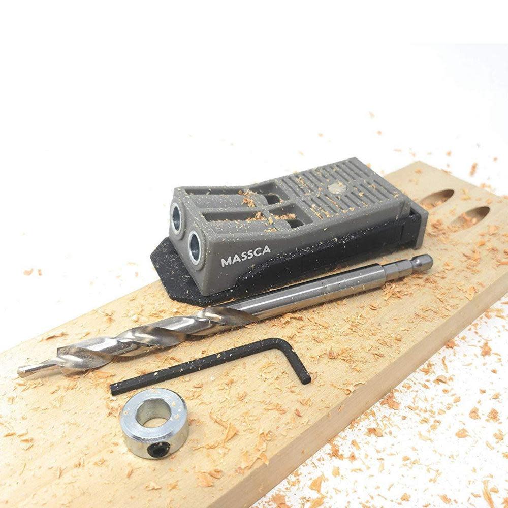 

Massca Twin Pocket Hole Jig Set