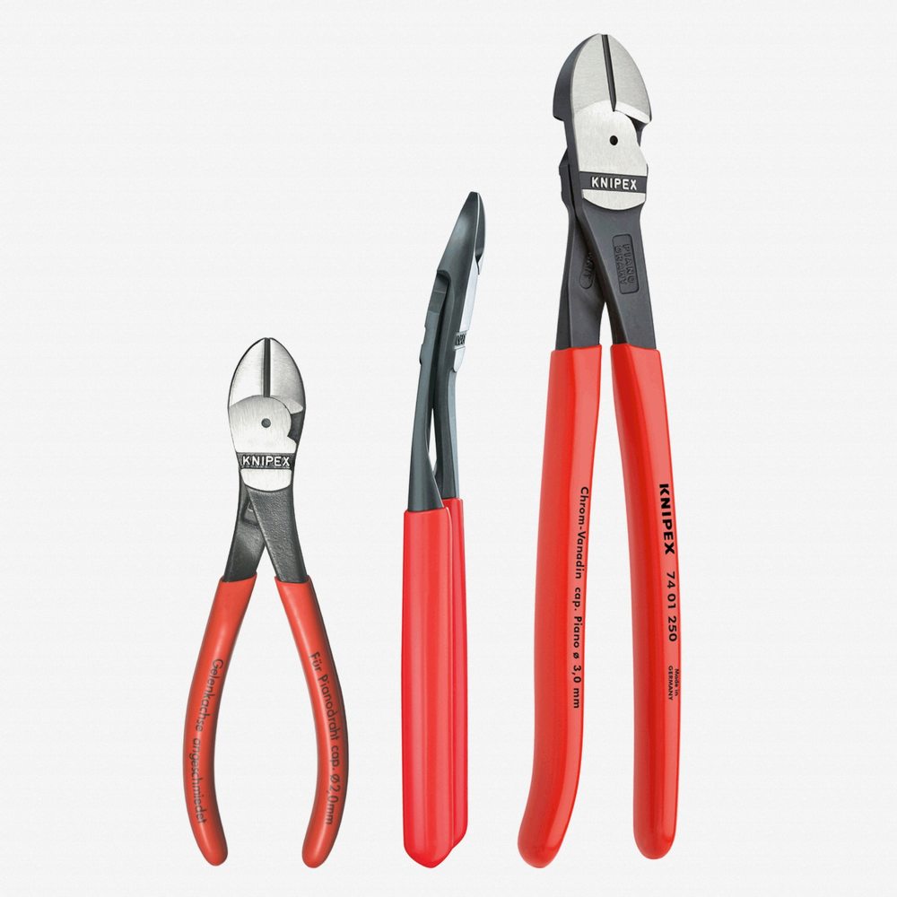 

Knipex Diagonal Cutter Set High Leverage 3pc