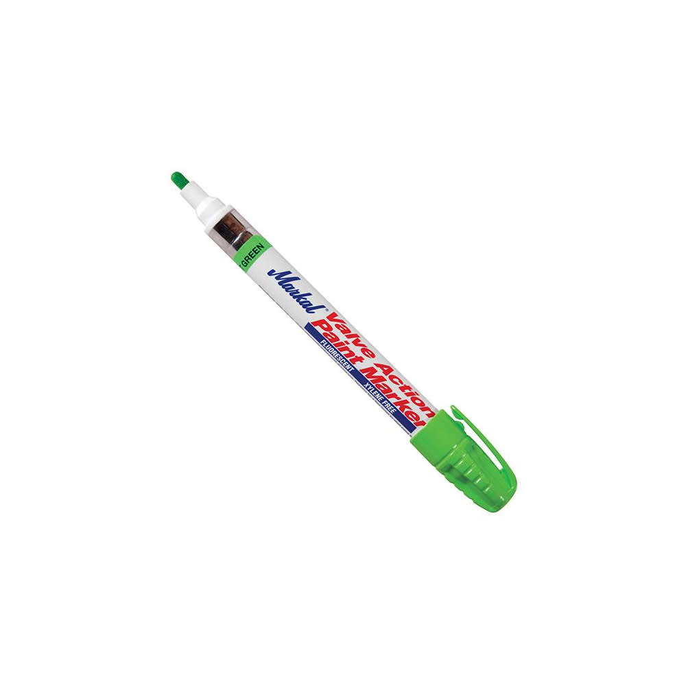 

Markal 1/8 In. Liquid Valve Action Fluorescent Green Paint Marker