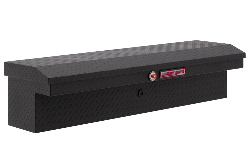 

Weather Guard 56" Low Profile Lo-Side Truck Tool BoxAluminumMatte Black