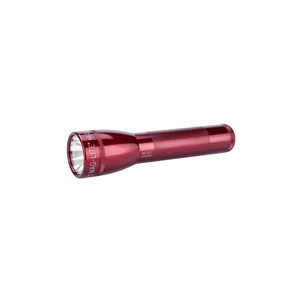 Maglite Flashlight ML25LT 192 Lumens Red LED 2 Cell C