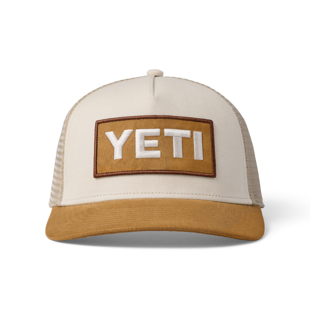 

Yeti Logo Fx Suede Brim Khaki/Tan Fishing Net Trucker Hat