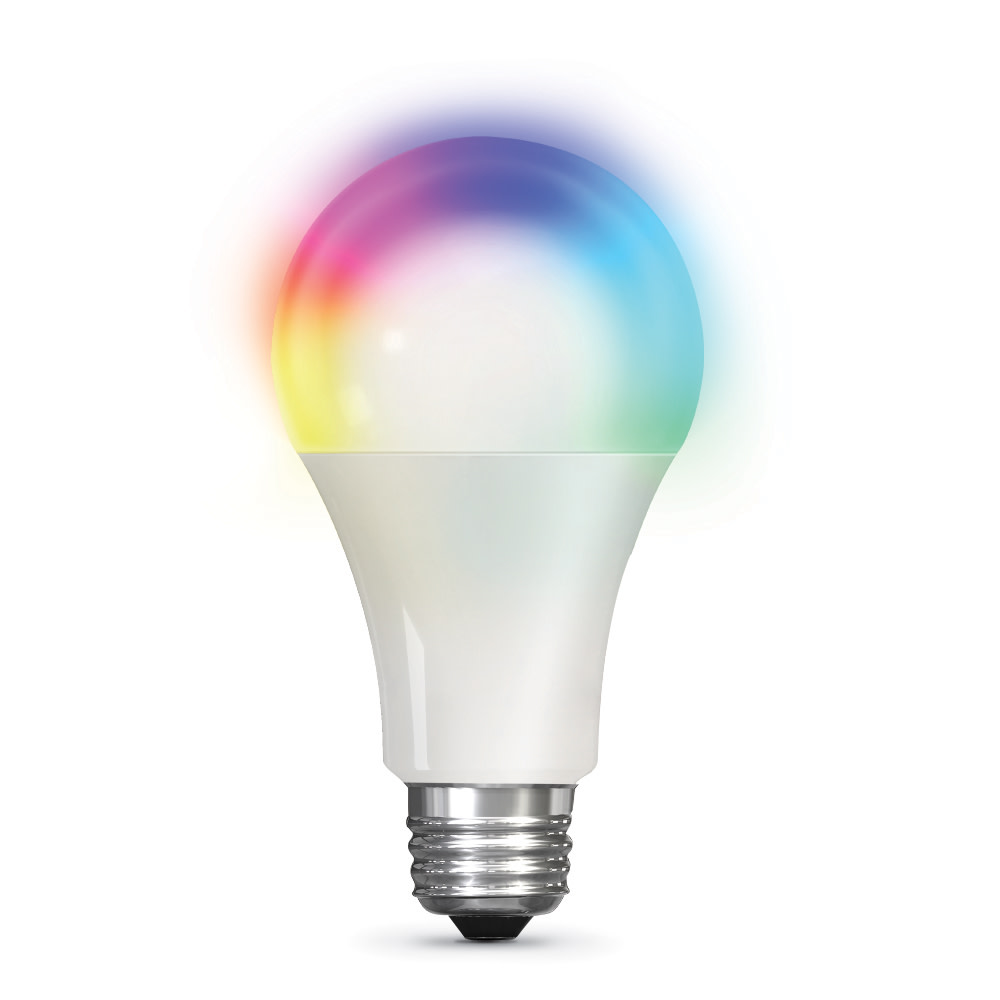

Feit Electric 100W A21 RGBW Alexa Google Smart WiFi Bulb 1pk