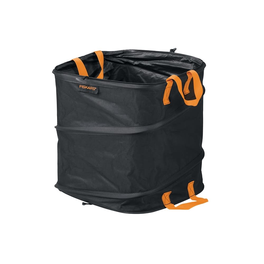 

Fiskars 19 Gallon Black Square Collapsible Garden Bag