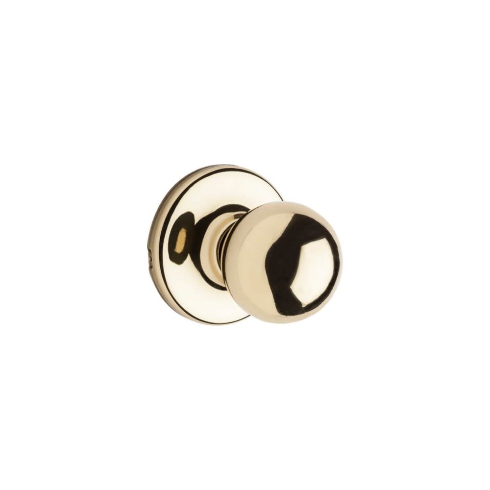 

Kwikset Polo Door Knob Polished Brass Hall & Closet Passage Round