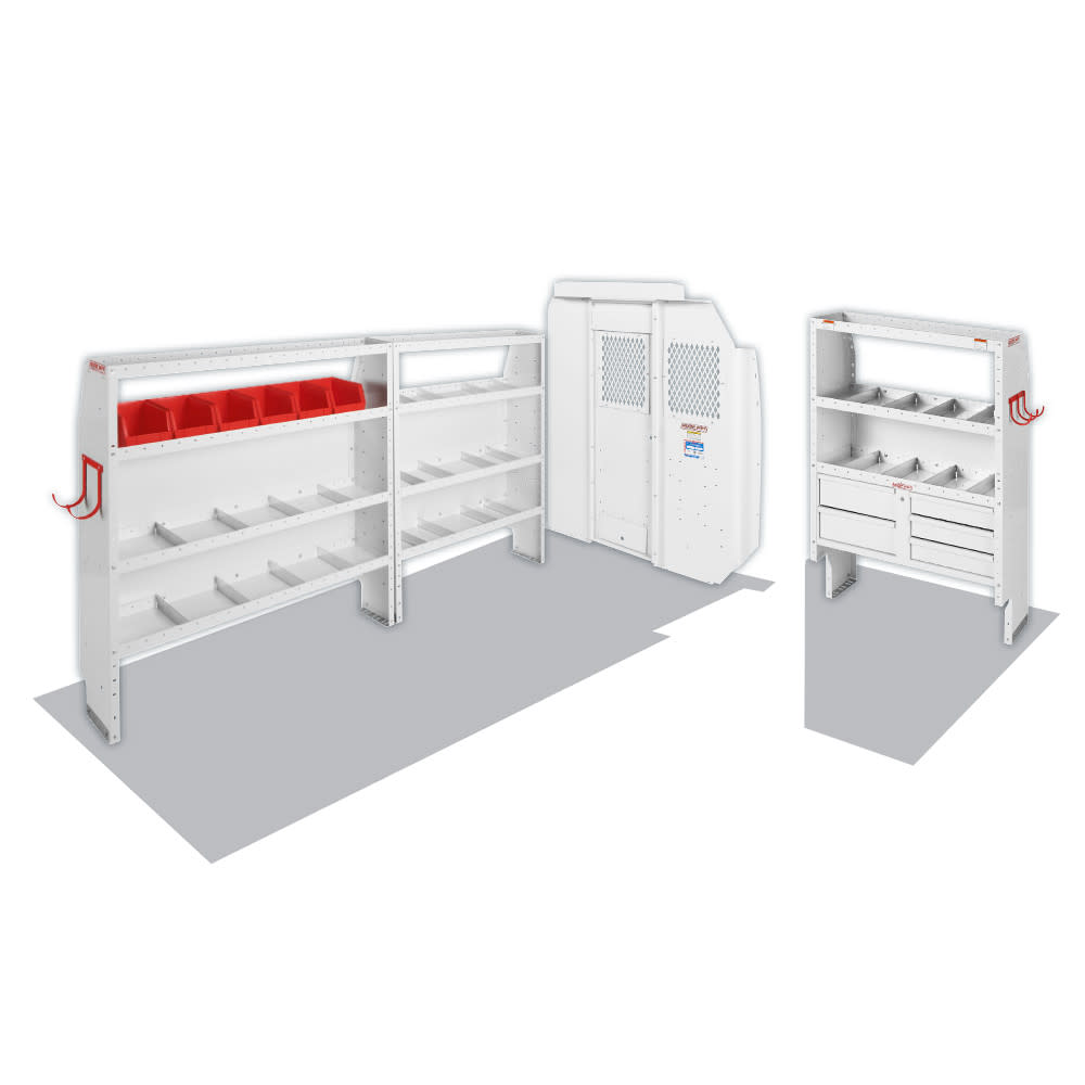 

Weather Guard General Contractor Package for High-Roof 159 Inch Wheel Base RAM ProMaster Vans