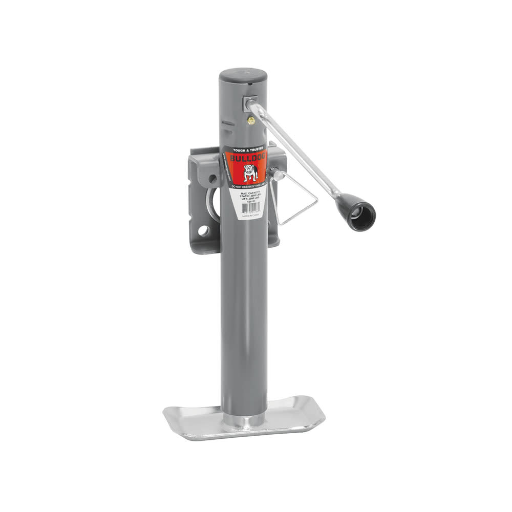 

Reese Bulldog 10" SWS 151 DS 2000 lbs Side Wind Round Trailer Jack