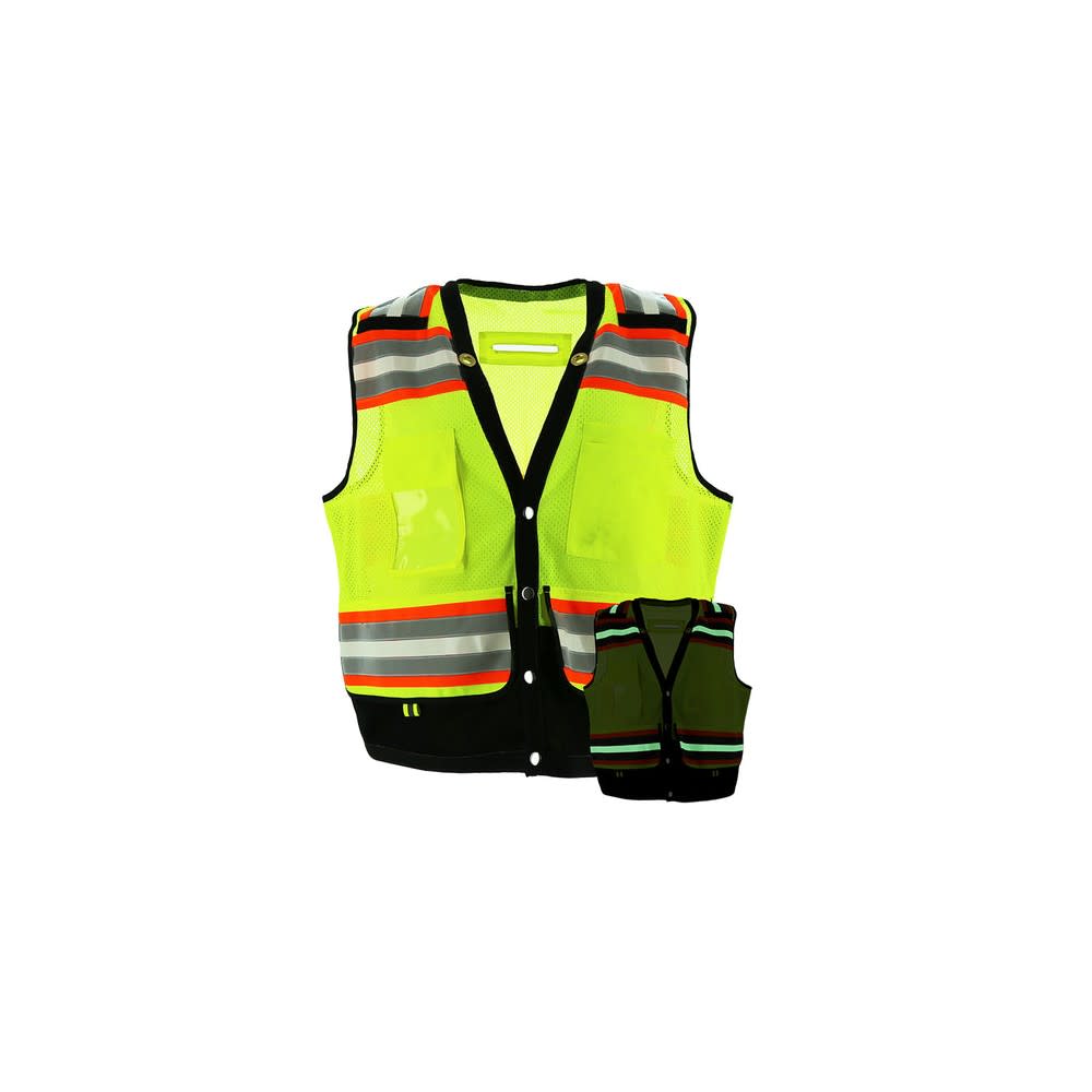 

Majestic Glove Surveyors Vest Hi-Vis Yellow 4X