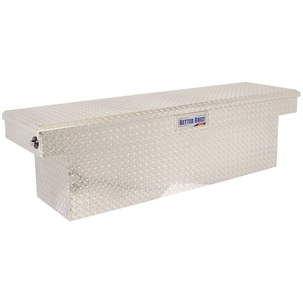 

Better Built 69" Push Button Saddle Truck Tool Box DEEP BRITE ALUMINUM