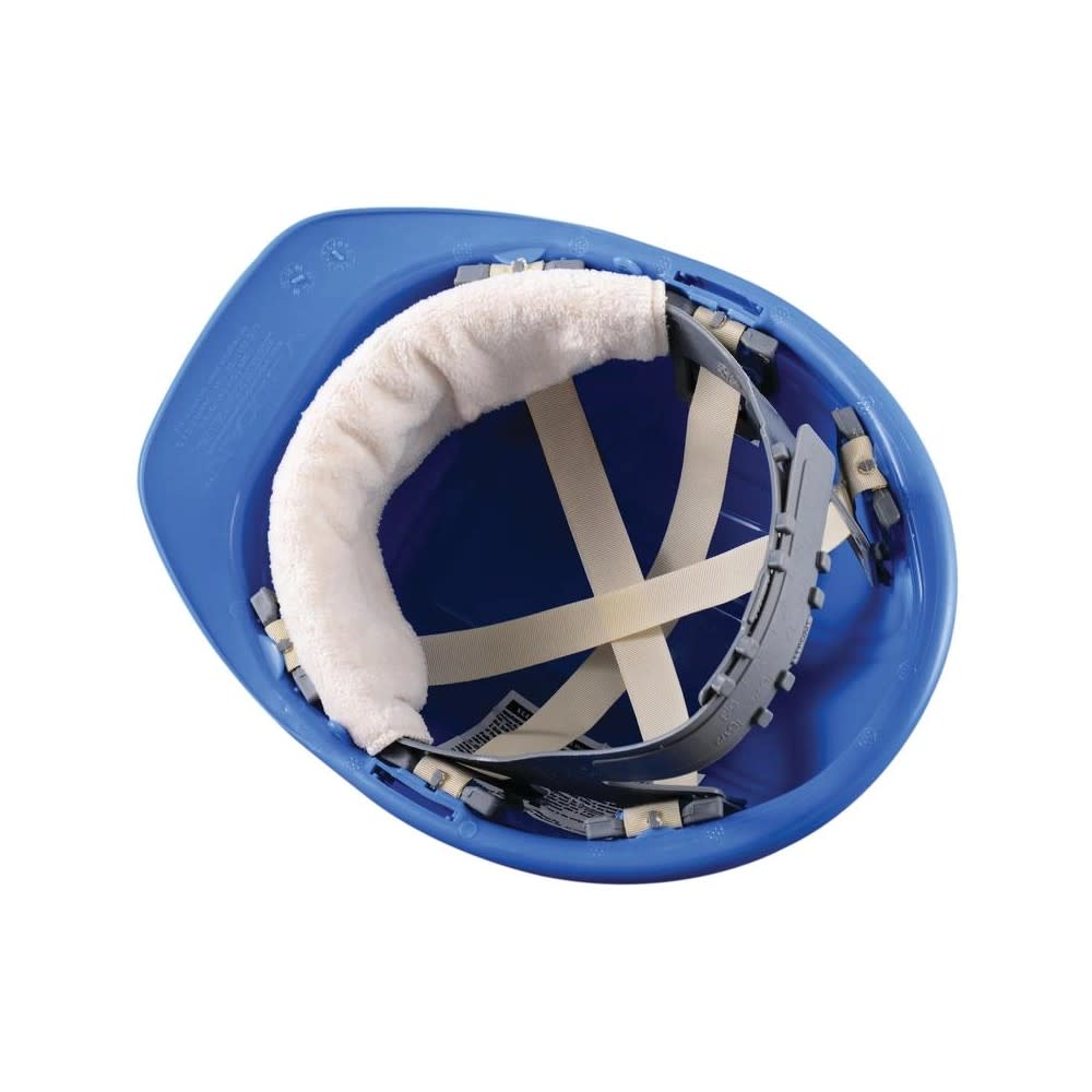 

Occunomix Hard Hat Sweatband Terry Toppers Navy Snap On One Size Fits Most