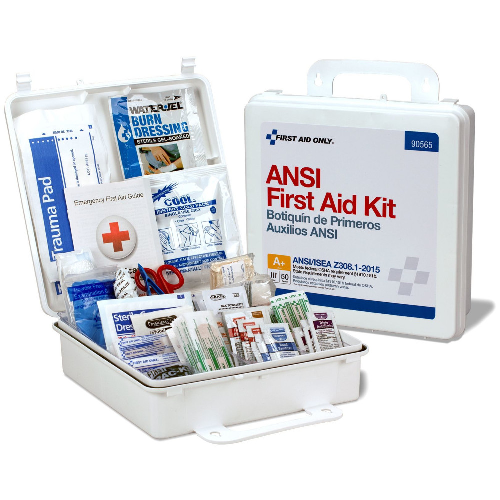 

First Aid Only First Aid Kit 50 Person ANSI Class A+ Plastic Case