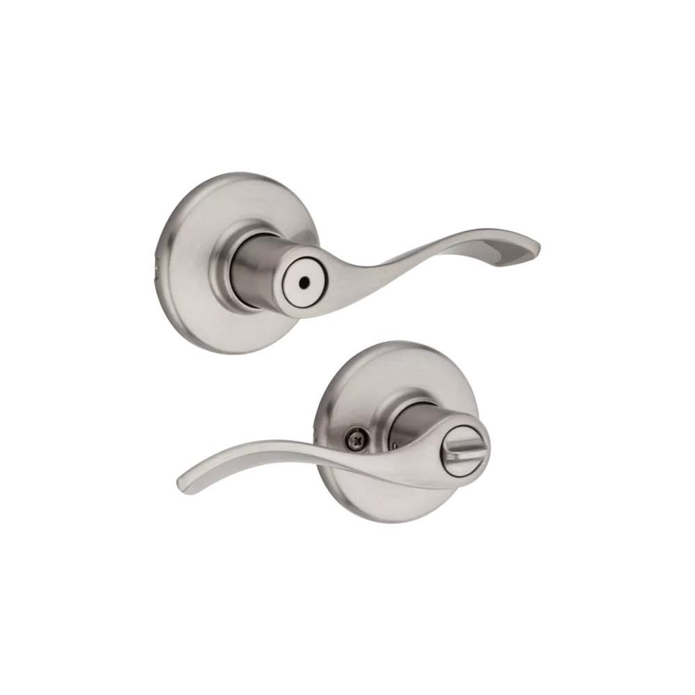 

Kwikset Satin Nickel Bed/Bath Balboa Privacy Door Lever