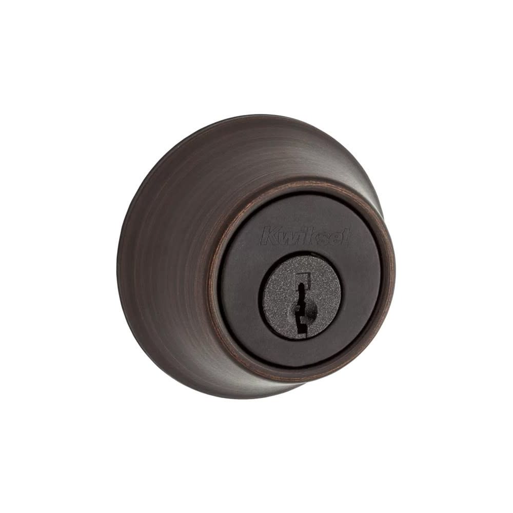 

Kwikset Venetian Bronze Single Cylinder Deadbolt with Pin & Tumbler