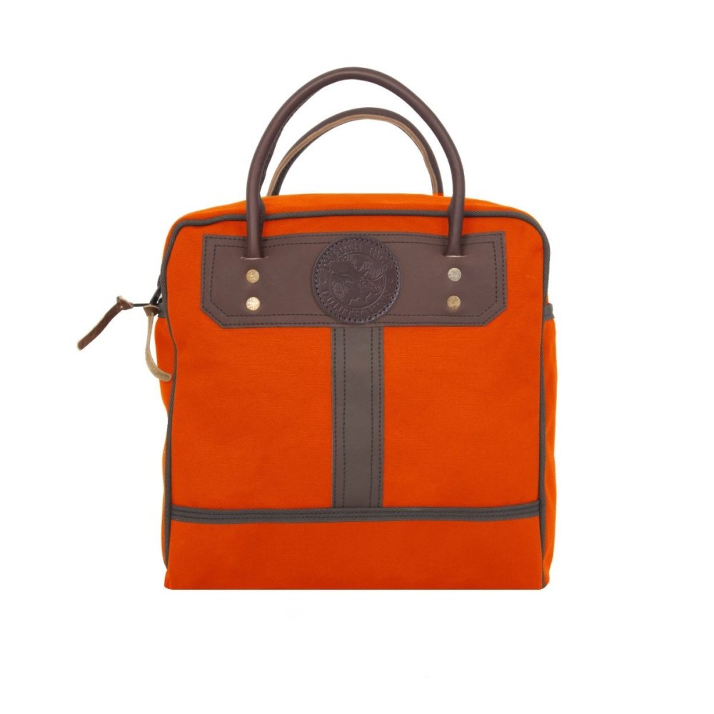 

Duluth Pack 17 Liters Capacity Orange Zip Top Tote