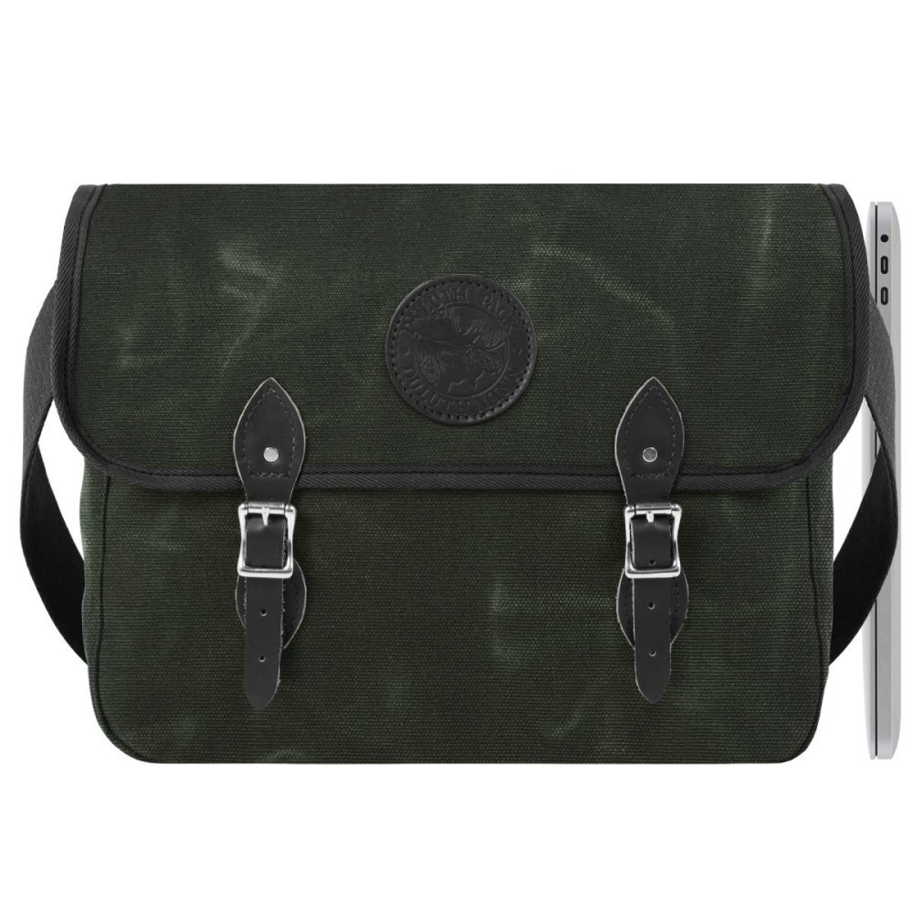 

Duluth Pack 15 In. 12 Liter Capacity Wax Olive Drab Laptop Book Bag