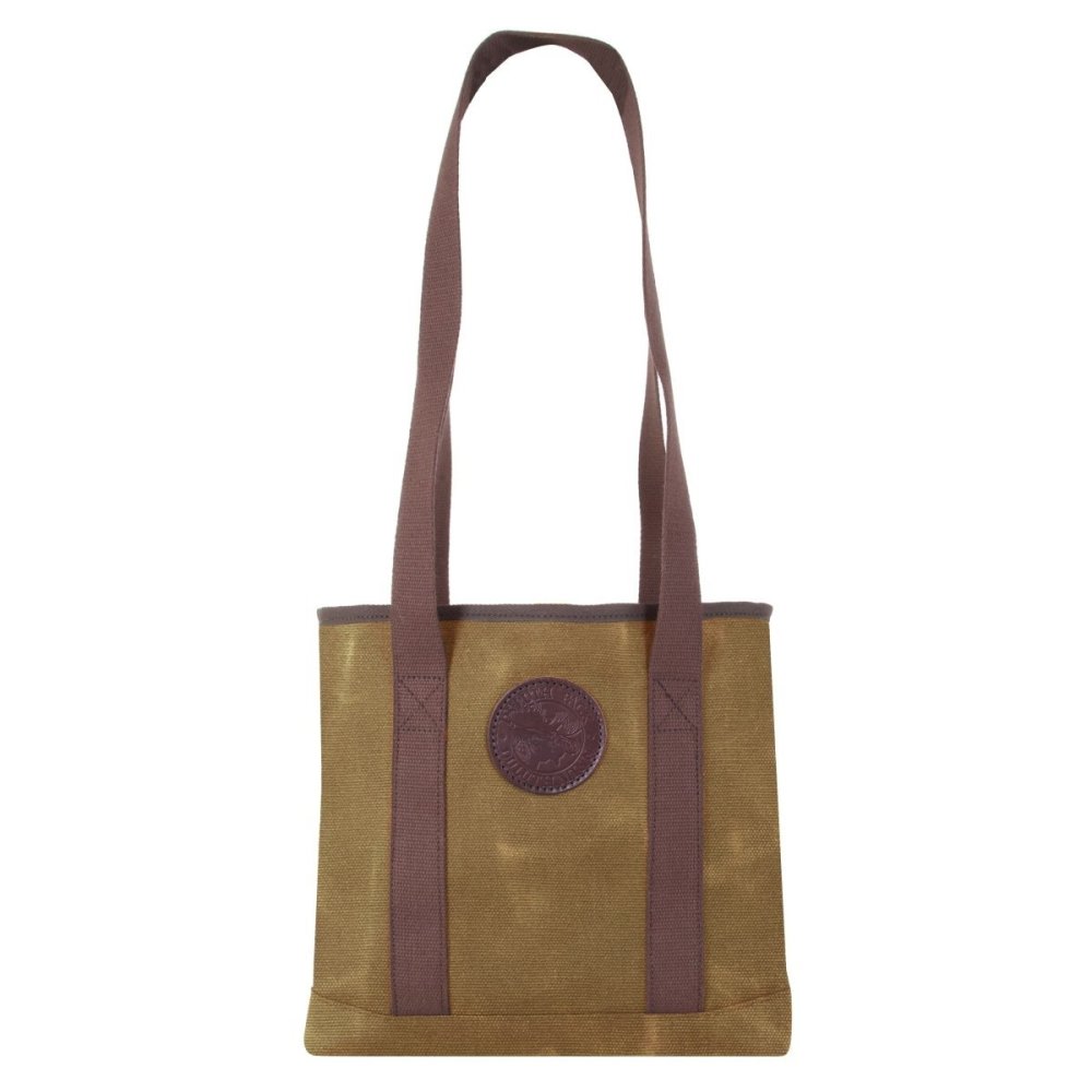 

Duluth Pack 5 Liter Capacity Wax Khaki Long Handles Mini Tote