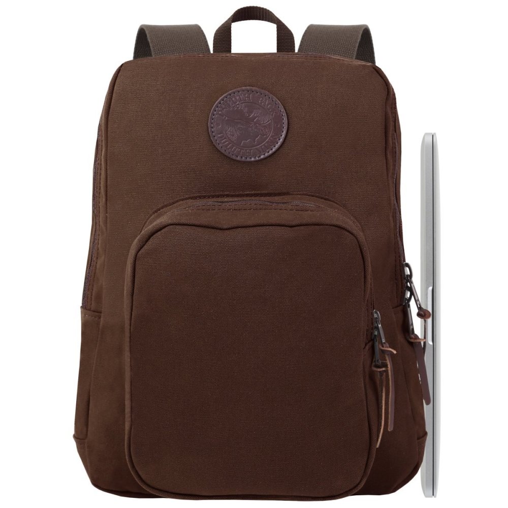 

Duluth Pack 21 Liter Capacity Brown Large Standard Laptop Backpack