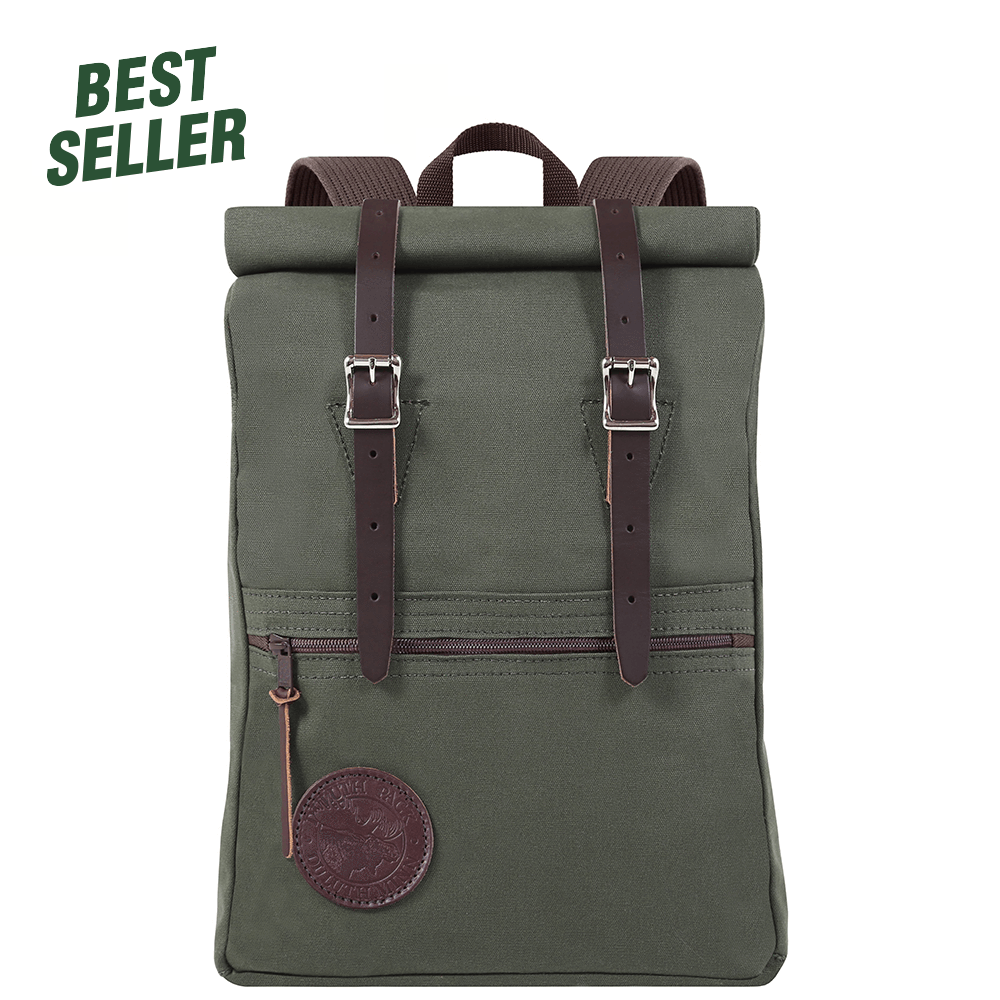 

Duluth Pack 13 Liter Capacity Olive Drab Roll Top Scout Pack
