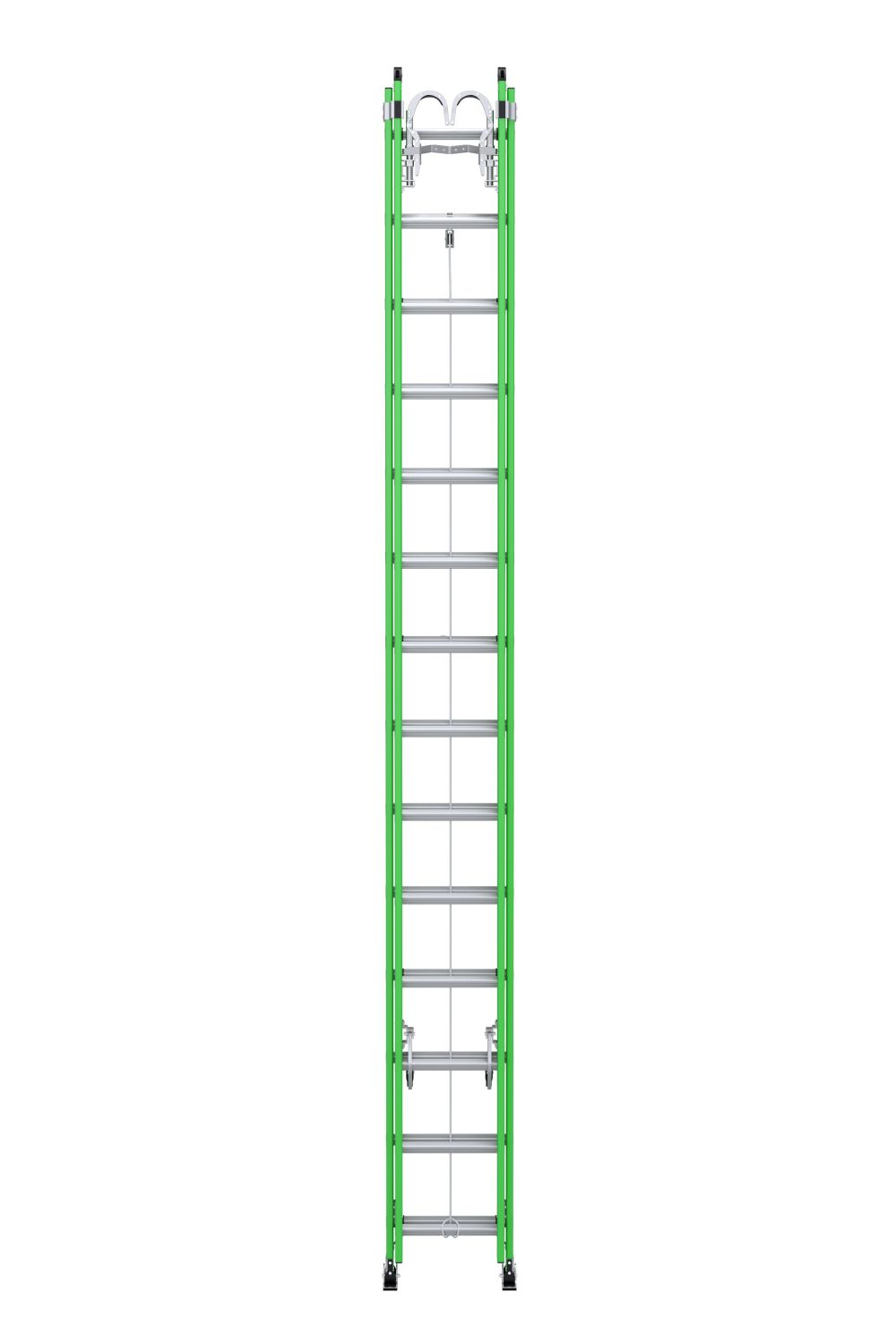 

Werner AERO AERO Extension Ladder 28' IAA FG Box Rail/Tri Rung Strand Grab &V Rung