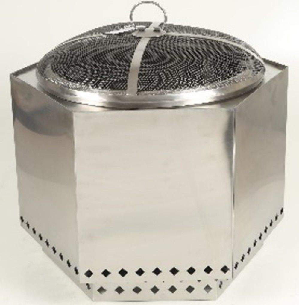 

Dragonfire Firepit Bundle Smokeless Stainless Steel 23.5"