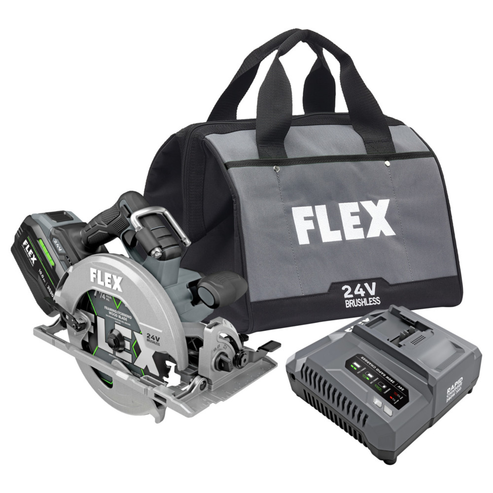 FLEX 24V 7 1/4" Circular Saw Stacked-Lithium Kit