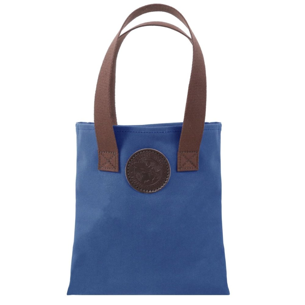 

Duluth Pack 6 Liter Capacity Royal Blue Canvas Box Style Promo Tote