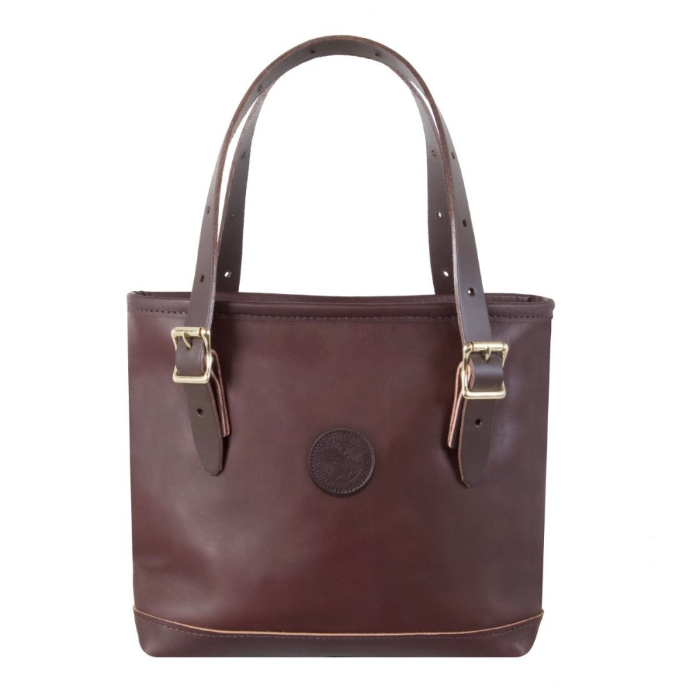 

Duluth Pack 9 Liter Capacity Brown Leather Lakewalk Tote