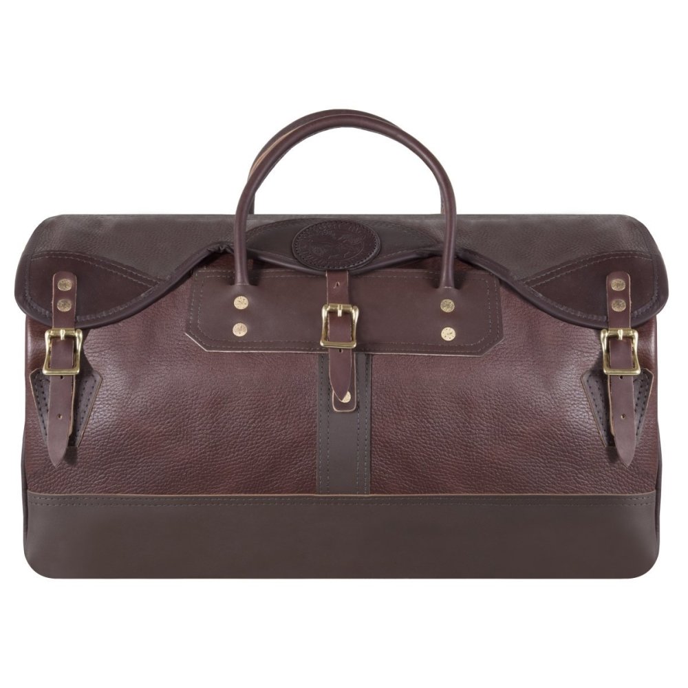 

Duluth Pack 44 Liter Capacity Brown Pebbled Leather Sportsman's Duffel