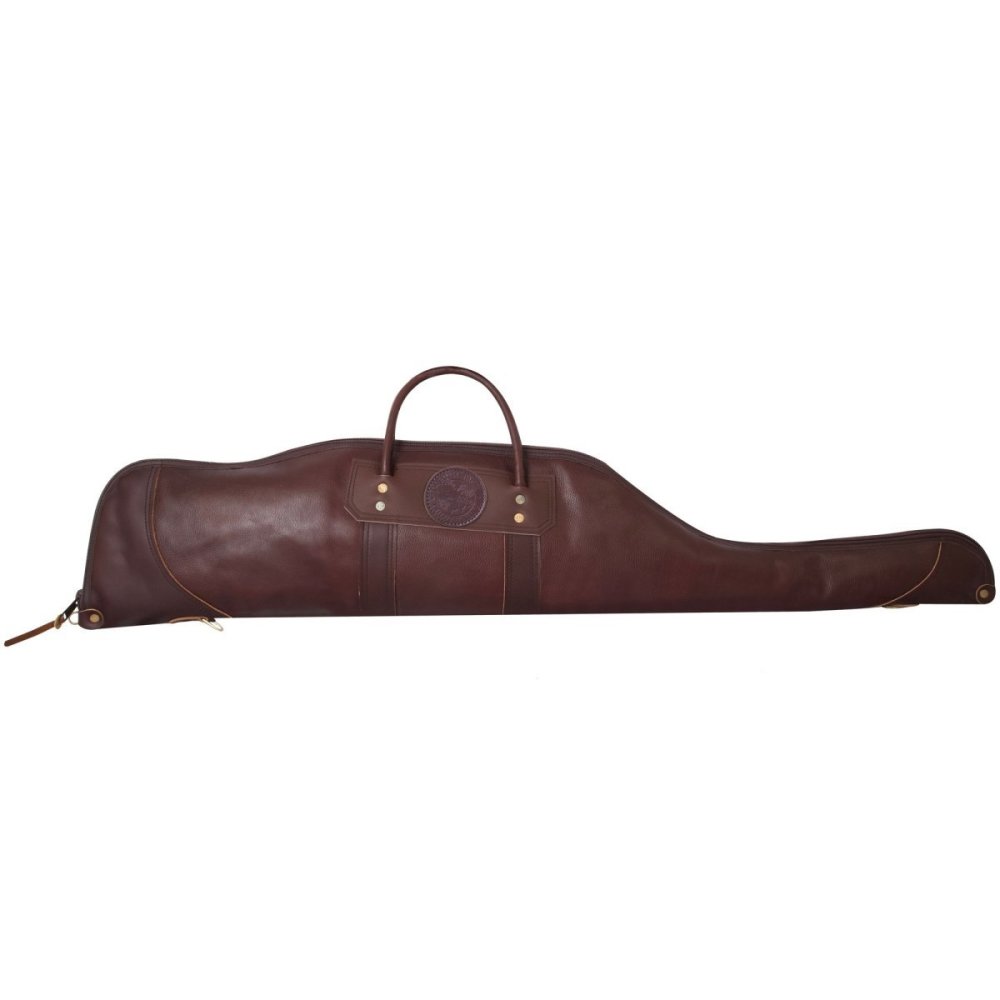 Duluth Pack 49 In. L Brown Pebbled Leather Rifle Case With Scope