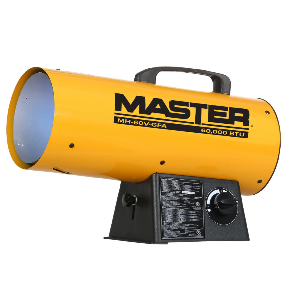 

Master 60000 BTU Propane Forced Air Heater Variable Output