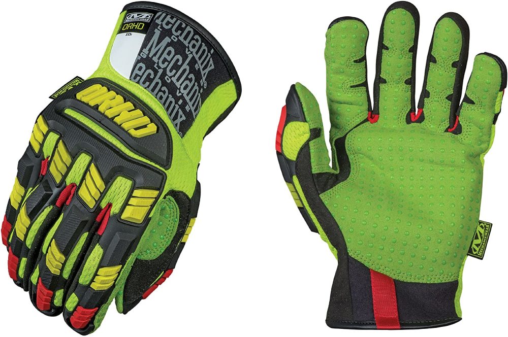 

Mechanix Wear X-Large High-Visibility Yellow Leather Palm Gloves