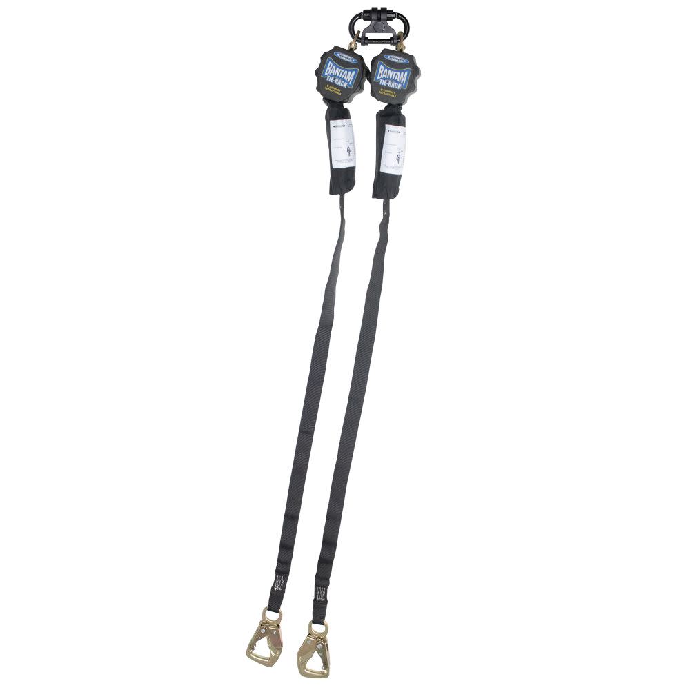 

Werner 9ft Bantam Twinleg Tie-Back Web Self-Retracting Lifeline with Steel Tie-Back Snap Hook