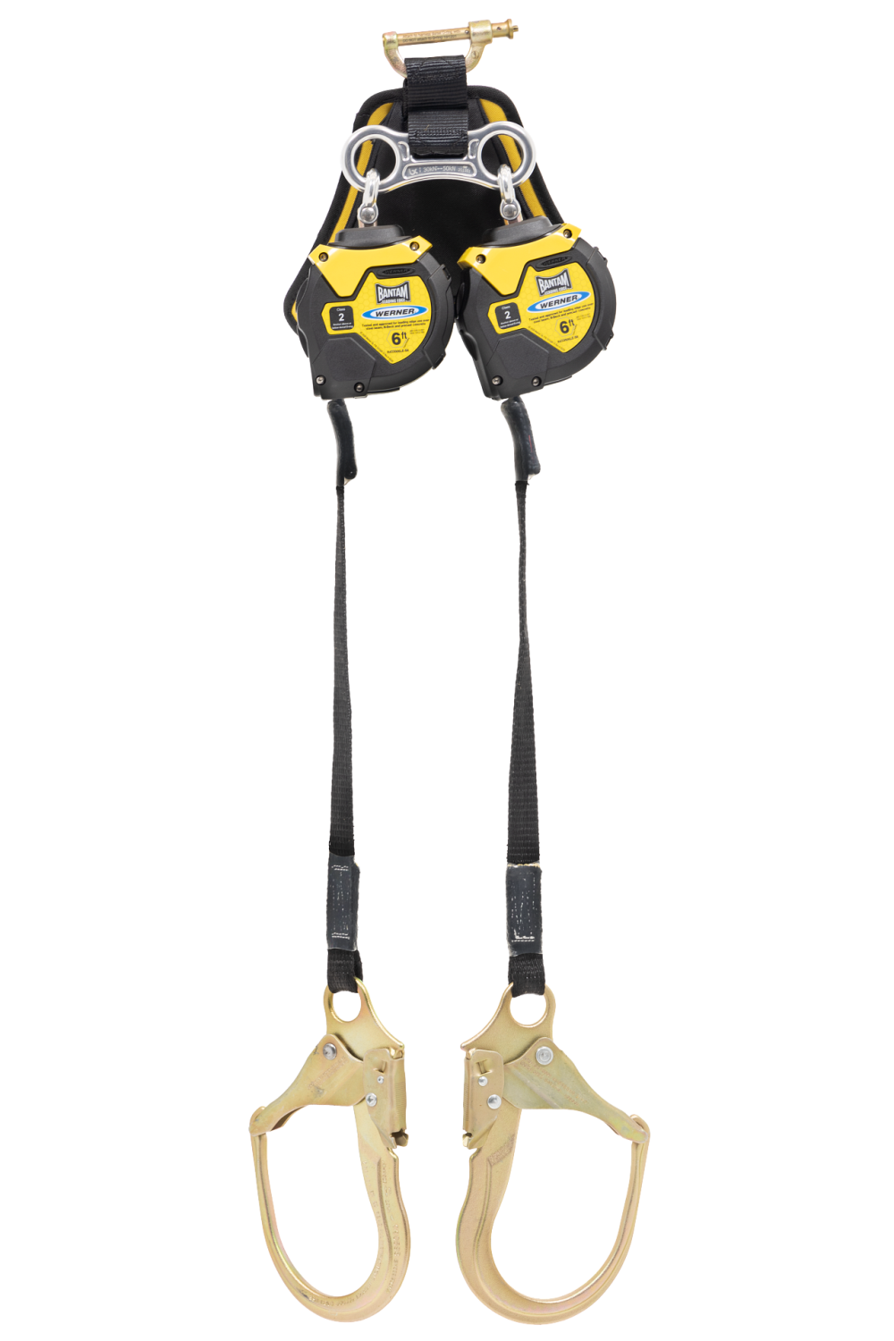 

Werner Bantam 6' Twin Leg Web Leading Edge Self Retracting Lifeline with Steel Form Hook