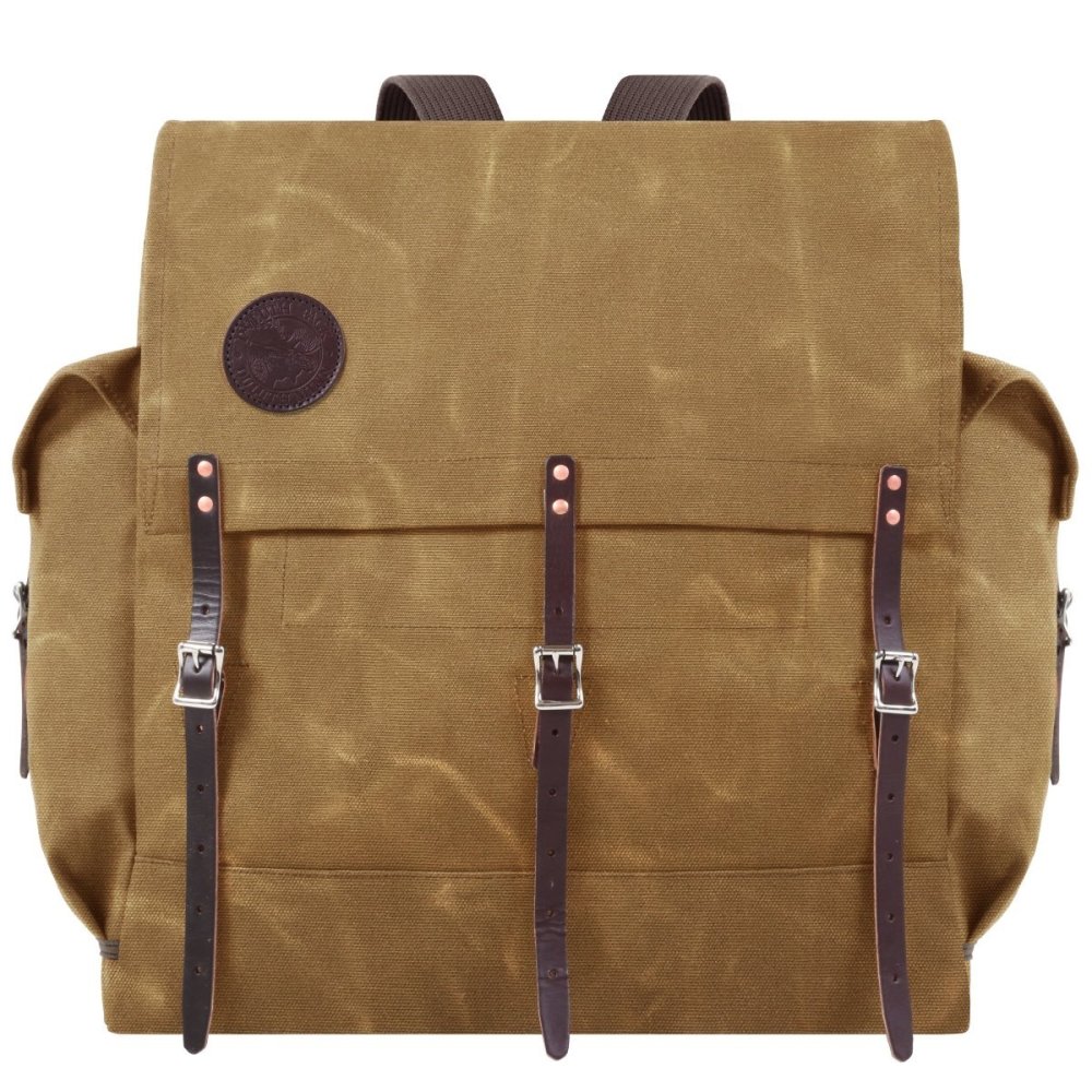 

Duluth Pack 47 Liter Capacity Wax Khaki Canvas #3 Cruiser Backpack Only