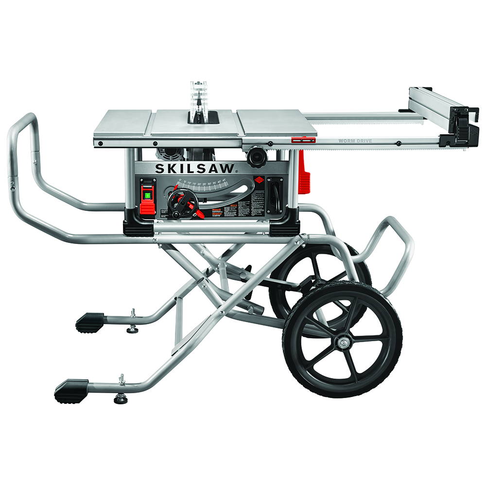 

Skilsaw Table Saw 10" Heavy Duty Worm Drive with Stand