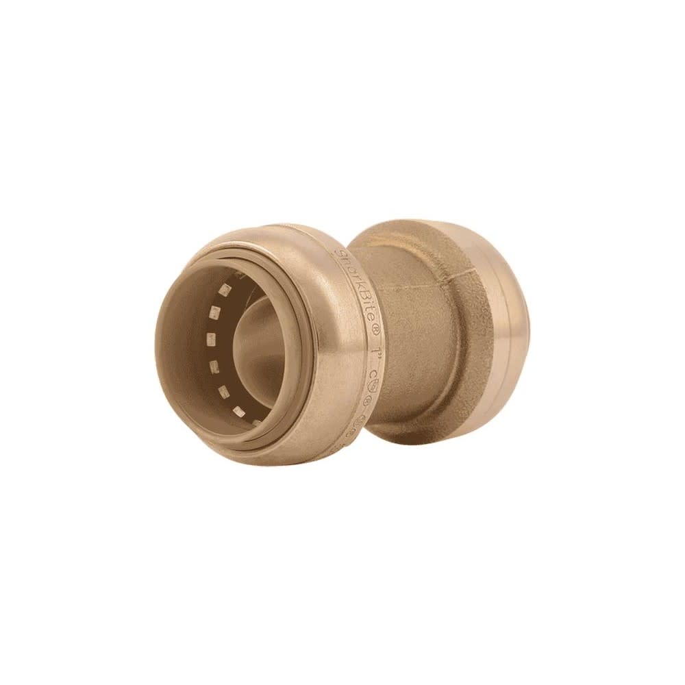 

Sharkbite 1" Push T x 1" D Push Brass Coupling