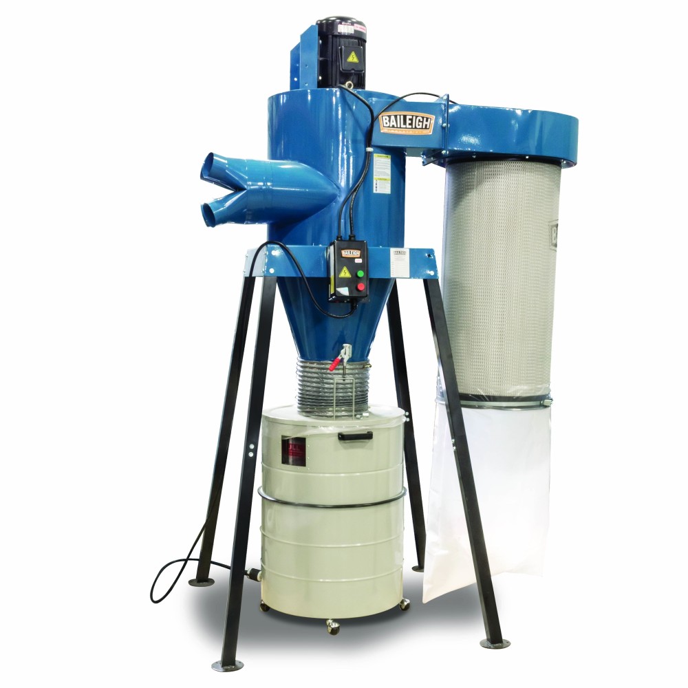 

Baileigh DC-3600C Dust Collector Cyclone Style 5HP