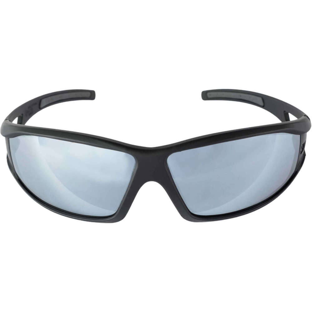 

3M Modern Black Frame Grey Accent Silver Mirror Safety Glasses