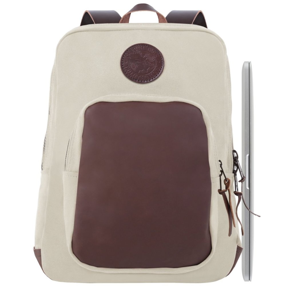 

Duluth Pack 21 Liter Capacity Natural Large Deluxe Laptop Backpack