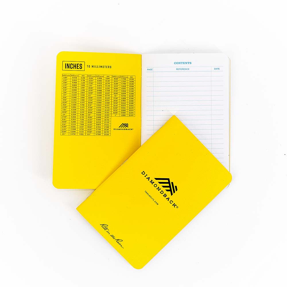 

Diamondback Toolbelts Yellow DB x Rite in the Rain Mini Waterproof Notepad