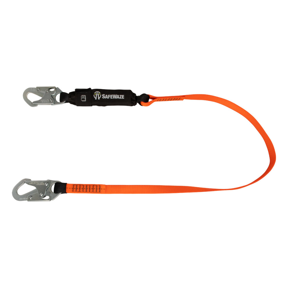 

Safewaze V Line 6' Energy Absorbing Lanyard with Snap Hook